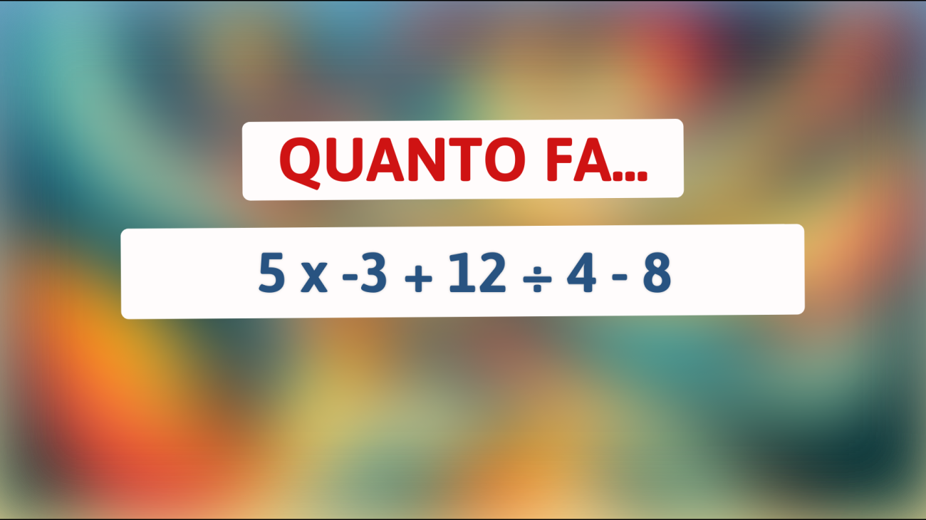 Solo I Veri Geni Riescono A Risolvere Questo Indovinello Matematico